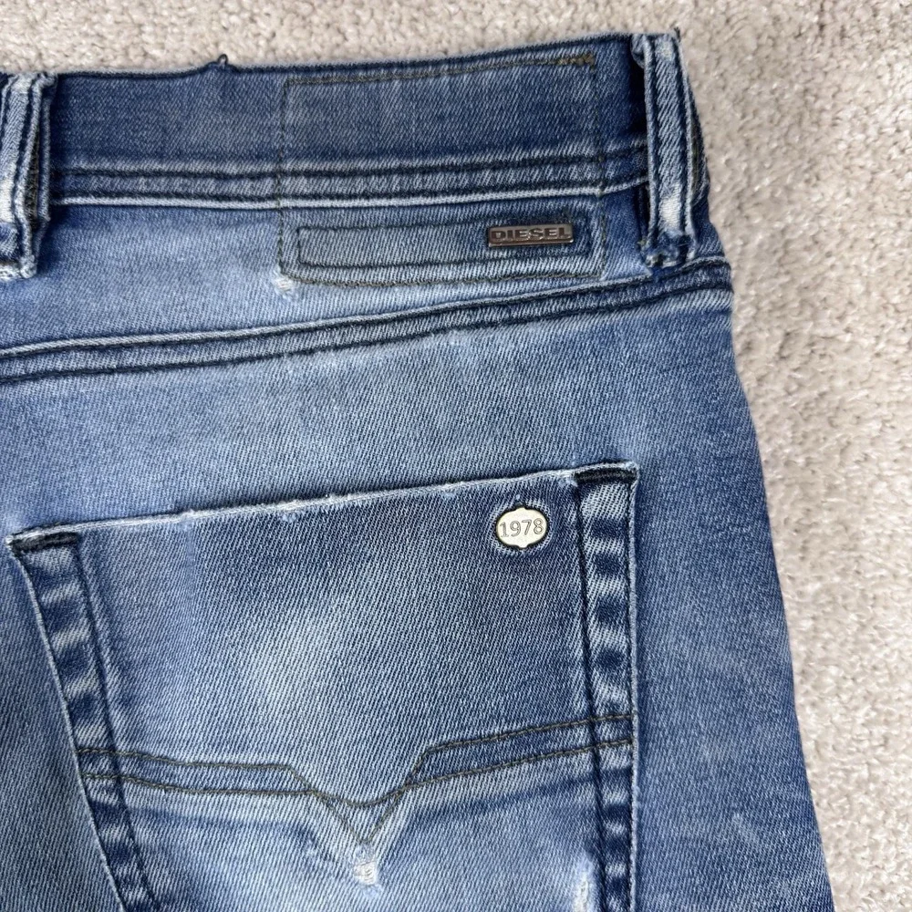 Diesel Jeans Mens 29x32 Blue TEPPHAR Slim Carrot Stretch Denim Made in Italy‎